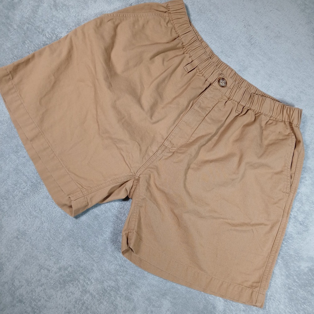 Chubbies The All Days Shorts Mens XL Tan Khaki 5.5 Inch Inseam Cotton